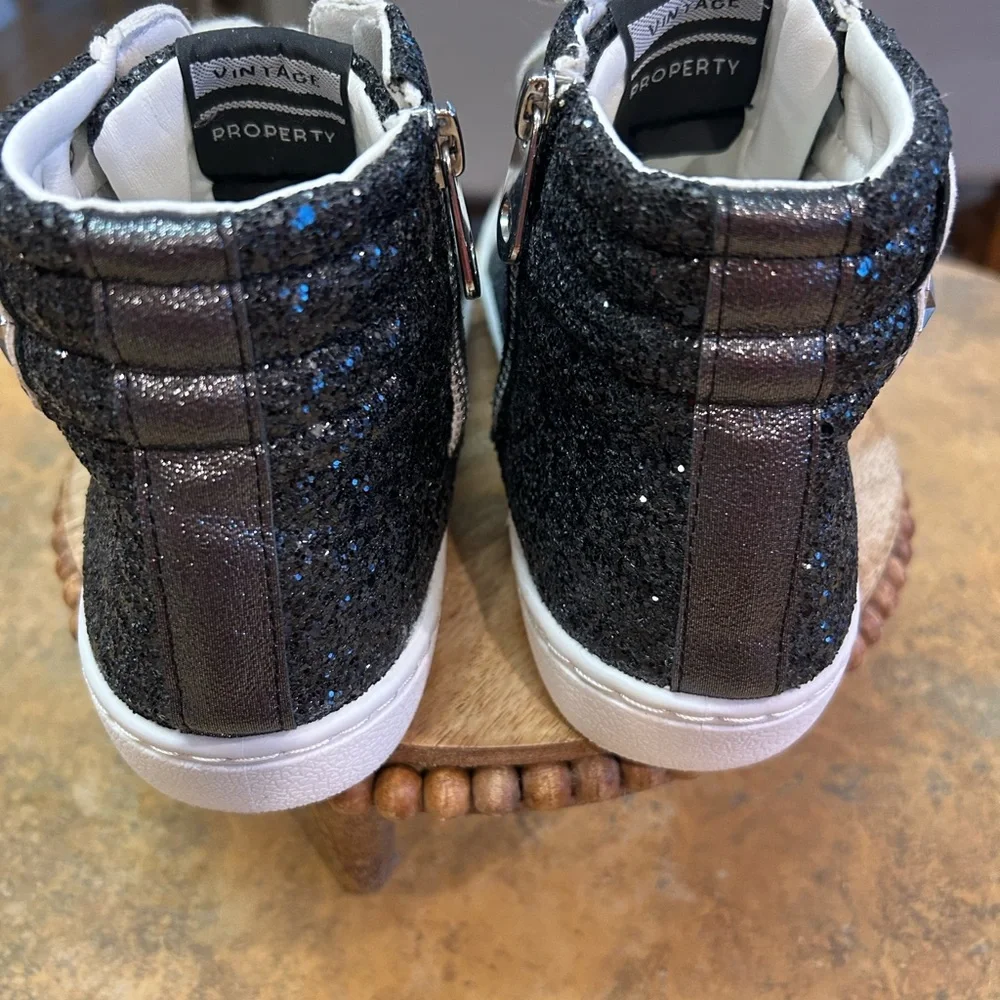 Vintage Havana Dormy Glitter High-Top Sneakers